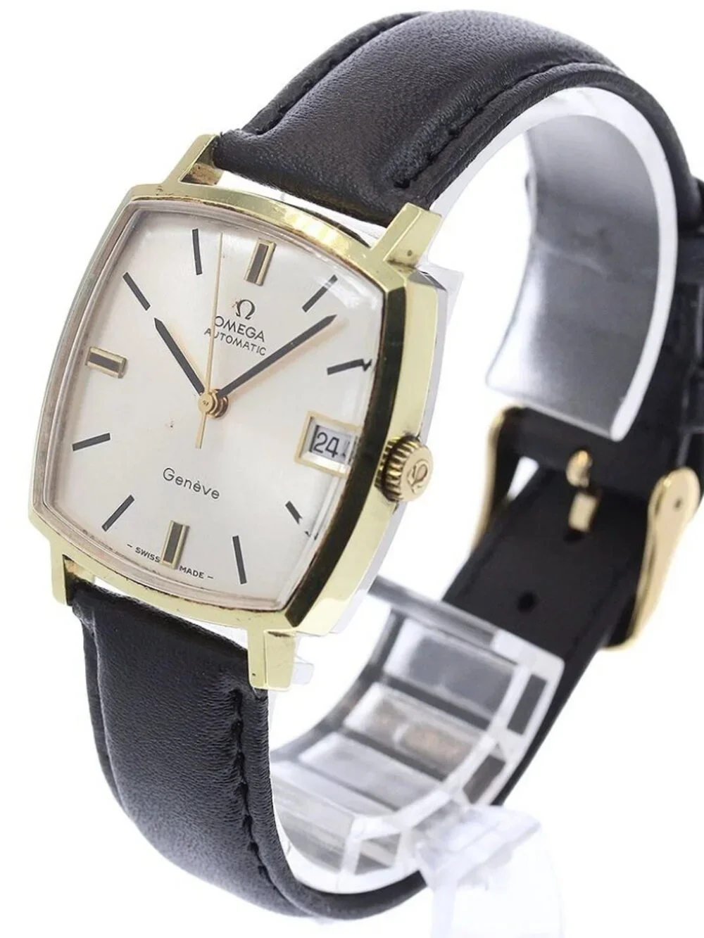 OMEGA Geneve 162.010 Date cal.565 Silver Dial Automatic Men's Watch_966584